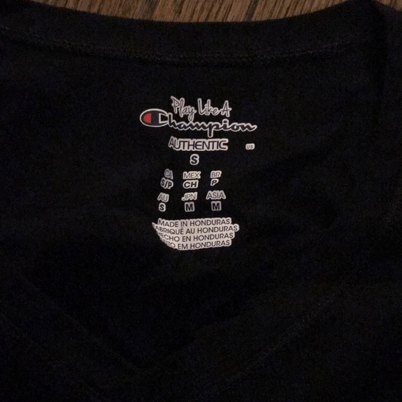 Champion Authentic Black Long Sleeve Shirt - Picture 2 of 3